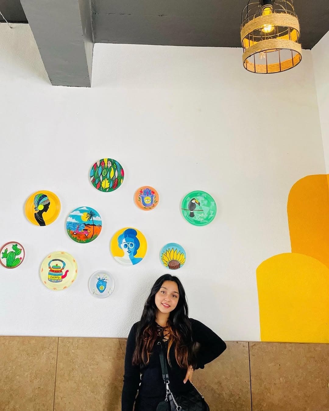 Graphic mural detail