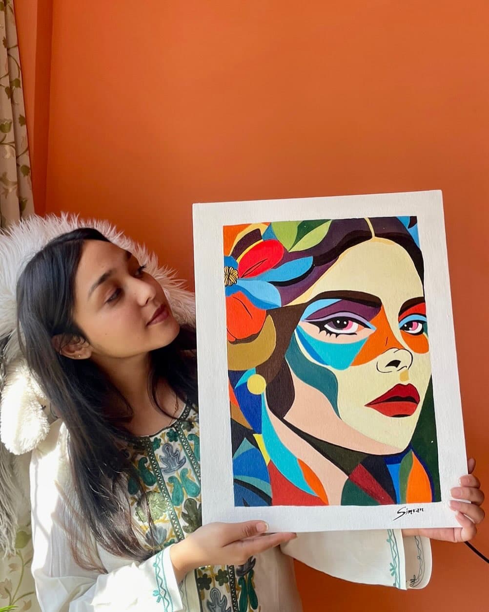 Stylized portrait from Sims Da Vinci